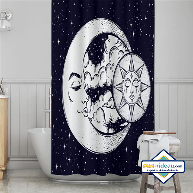 Creative shower curtain