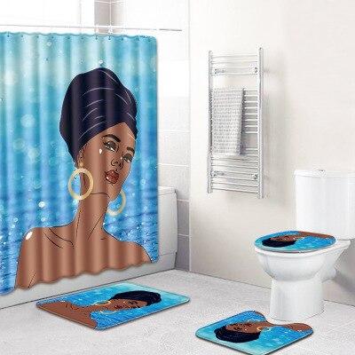 Shower curtain set